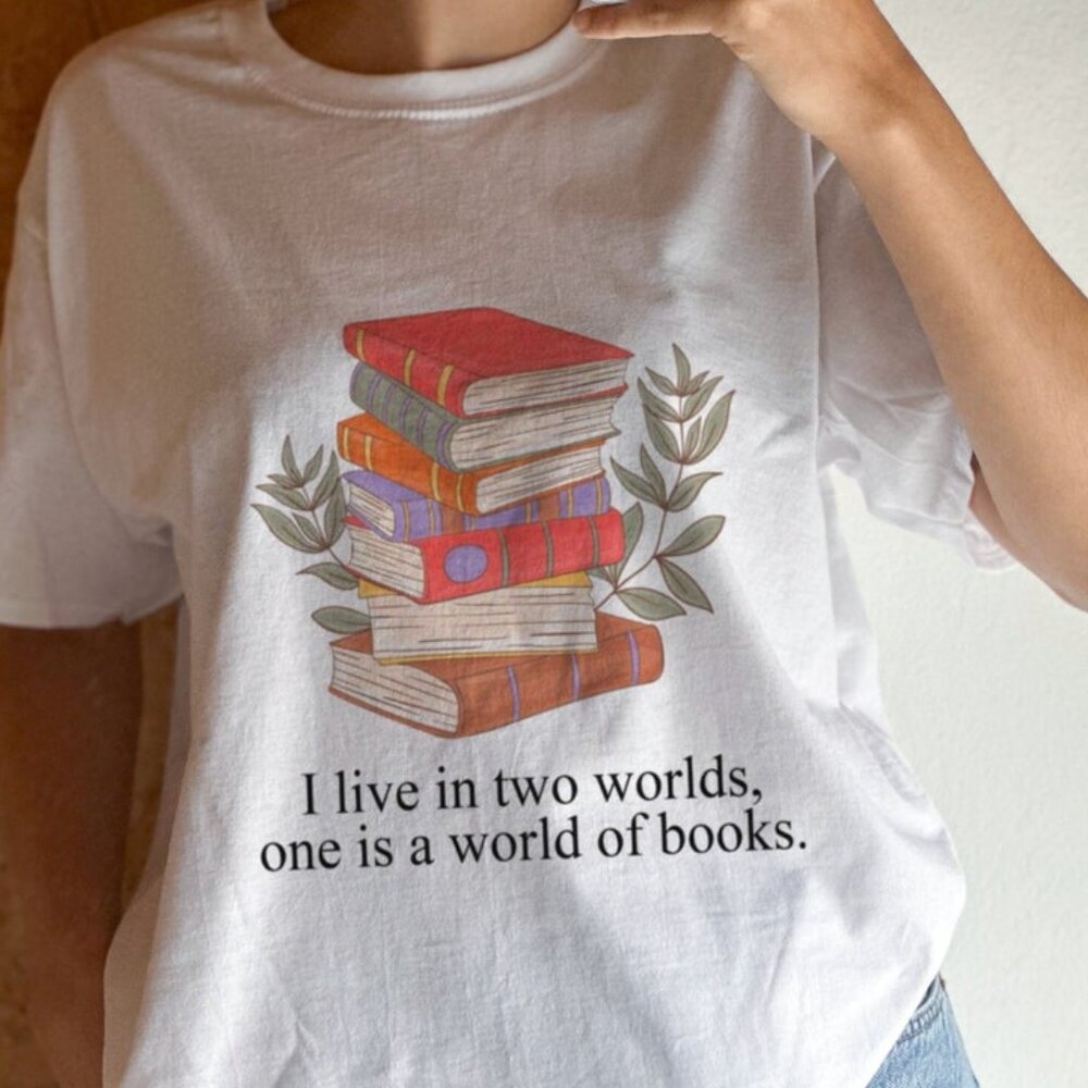 World Of Books T-shirt, Book Lovers T-shirt